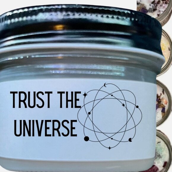 Trust The Universe Manifestation Trust The Universe Intention Candle - Picture 1 of 2